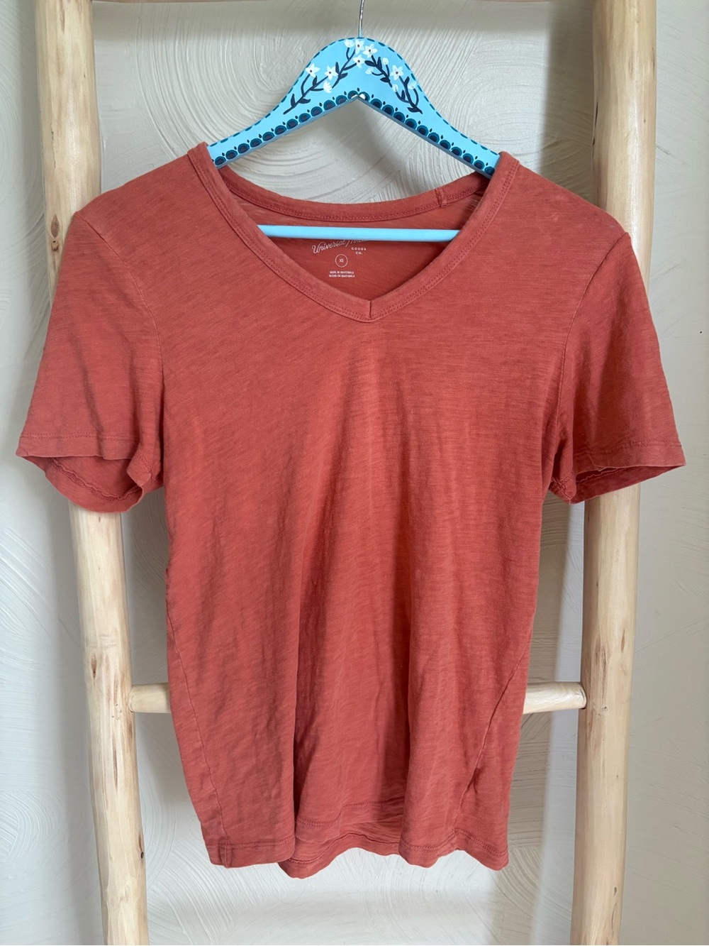 Universal Thread Rustic Orange V‑Neck Tee